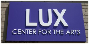 Lux Center Sign